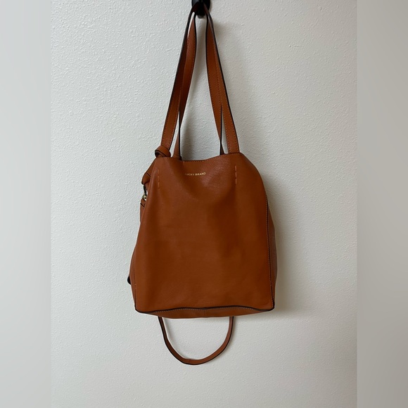 Lucky Brand Handbags - Lucky Brand Brown Leather shoulder bag